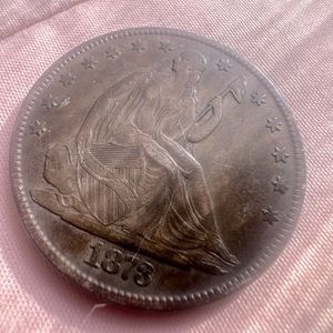 1873 Liberty Seated Half Dollar Coin